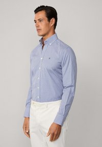 Hackett London ESS GINGHAM - Camisa - blue print