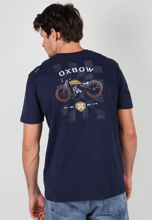 TARLEY - T-shirt imprimé - deep marine