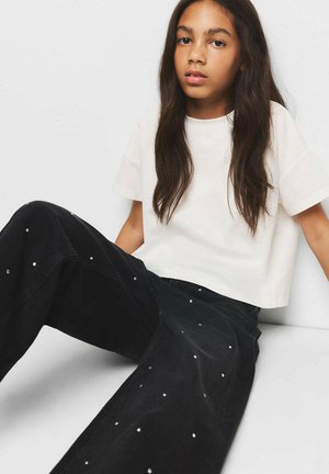 Mango Kids, KID - Jeans a sigaretta - black denim