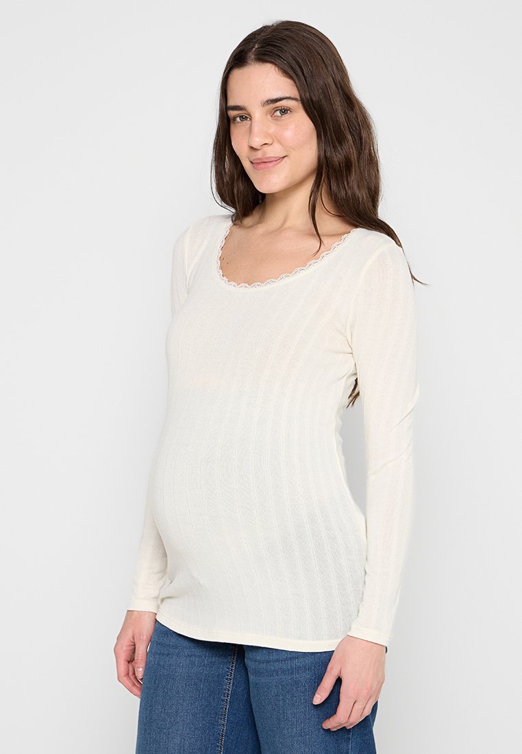 ONLY MATERNITY Longsleeve wit ONLY MATERNITY Longsleeve wit