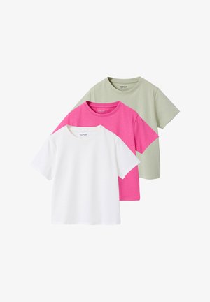 Vertbaudet, 3ER-PACK - T-Shirt basic - wollweiß