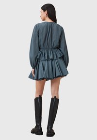 AllSaints TULIP - Falda acampanada - dark slate blue