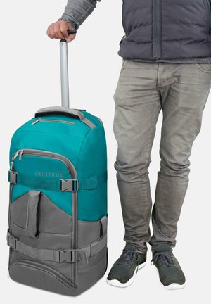 Normani MIT 5 PASSENDEN - Wheeled suitcase - grau petrol