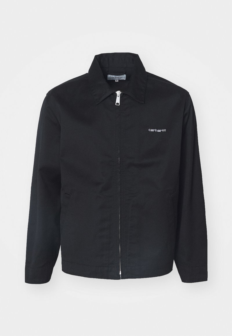 Carhartt WIP MODULE SCRIPT JACKET - Summer jacket - black/white/black ...
