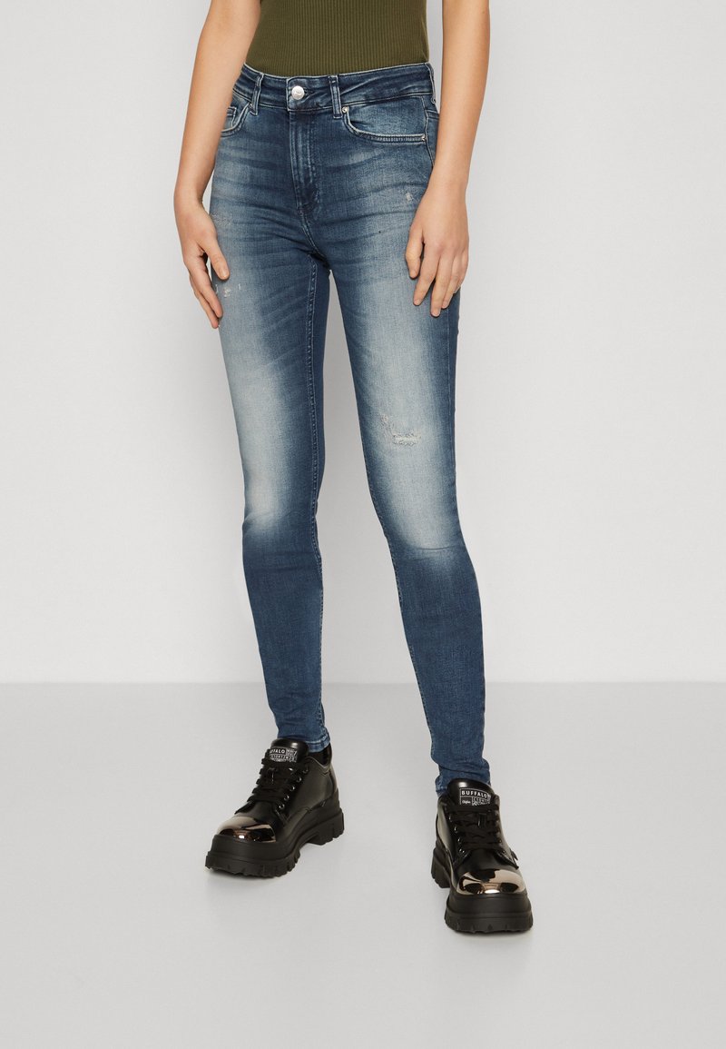 ONLY ONLBLUSH - Jeans Skinny Fit - dark blue denim