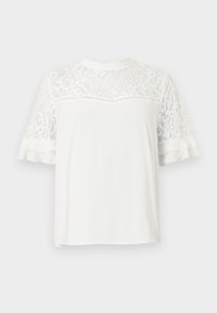 VISHIMMER HIGH NECK  - Blusa - snow white
