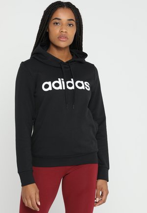 ESSENTIALS LINEAR SPORT HODDIE - Hoodie - black