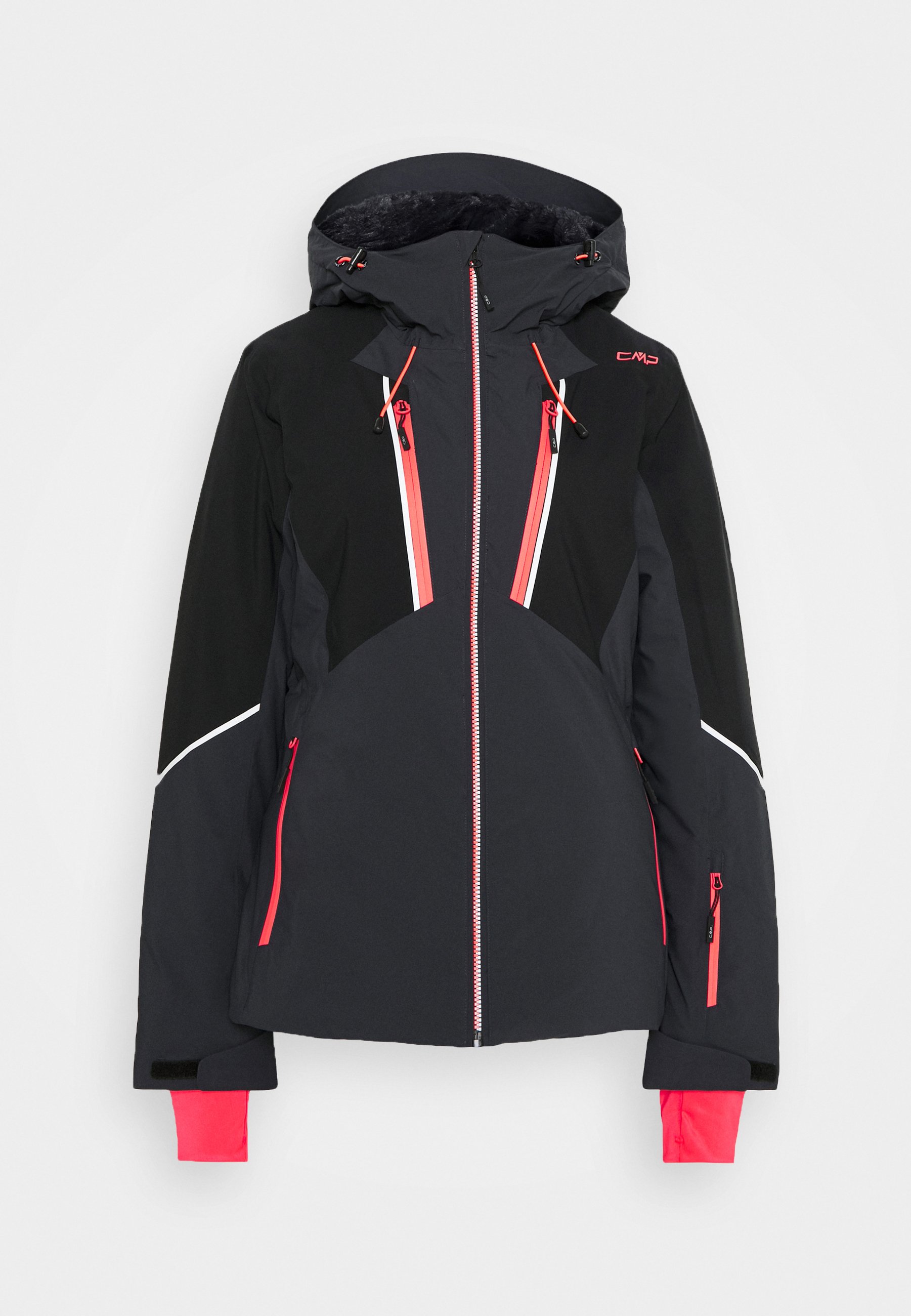 CMP WOMAN JACKET FIX HOOD - Chaqueta de esquí - antracite/gris - Zalando.es