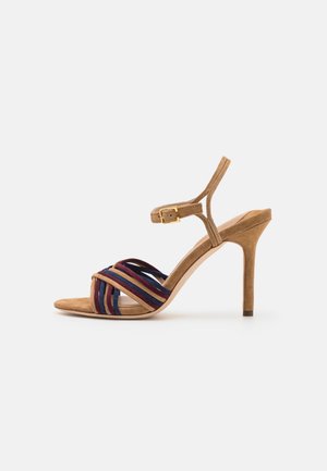 Sandalen met hoge hak - camel
