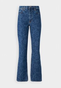 Tiesaus kirpimo džinsai - unikko denim