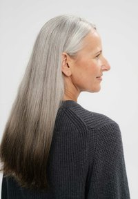 MELA GAURI - Strickpullover - anthrazit melange