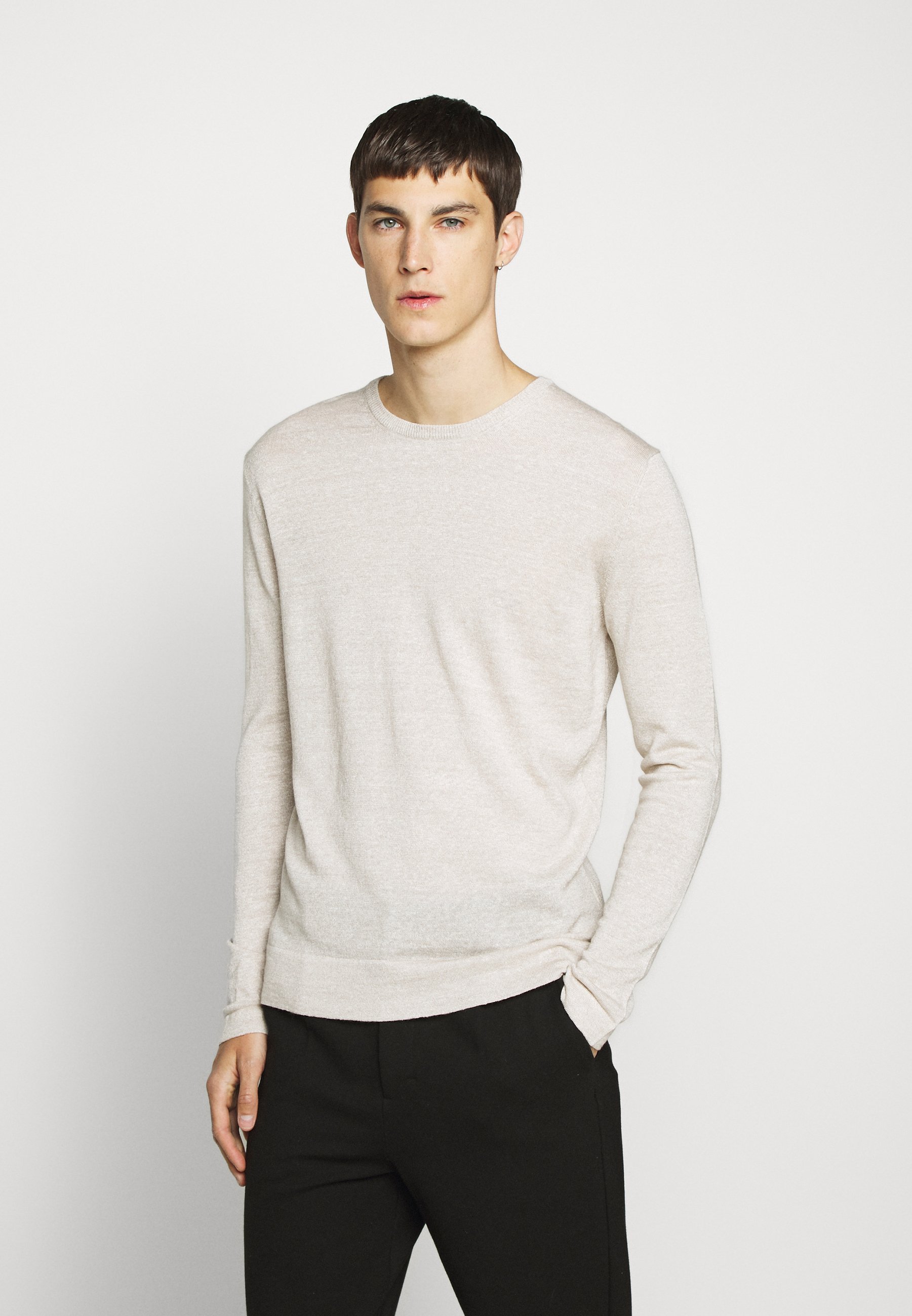 J.LINDEBERG PERFECT Strikkegenser cloud grey Zalando.no J.LINDEBERG Strikkegenser - grey