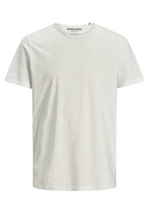 Jack & Jones EBASHER TEE O-NECK  - T-shirt basic - cloud dancer