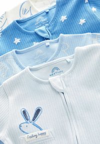Next ZIPPED 4 PACK - REGULAR FIT - Dupačky na spaní - blue bunny