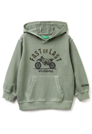 WITH PRINT  - Hoodie - green