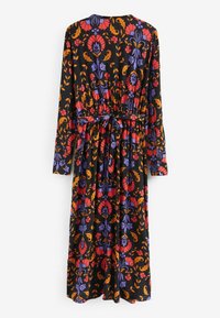 Myleene Klass PRINTED WRAP - REGULAR FIT - Maxi šaty - black
