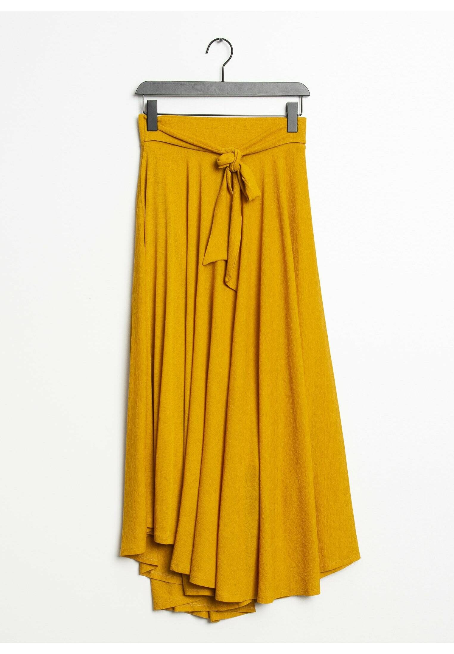 full maxi skirt yellow