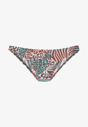 Bas de bikini - türkis bedruckt