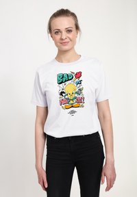 Henry Tiger TWEETY 80TH BAD OL - T-shirts print - white