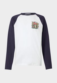 Tops ar garām piedurknēm - optical white