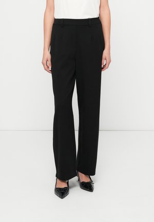 OBJLISA BARREL PANT - Pantalon classique - black