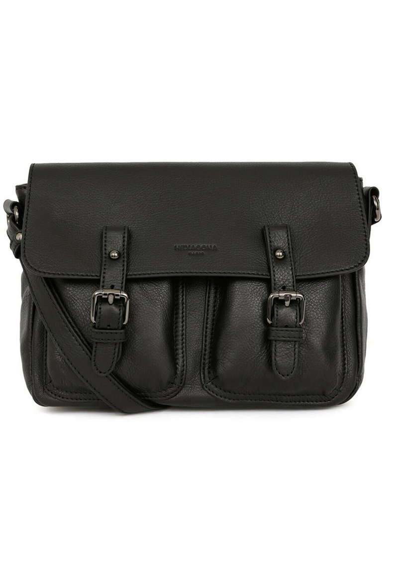 Hexagona SAUVAGE - Sac ?� main - noir - ZALANDO.FR