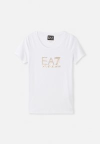 T-shirt med print - white