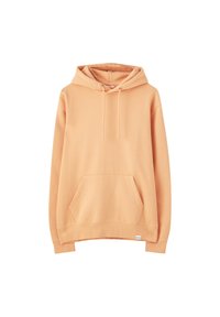 PULL&BEAR Jersey con capucha - burnt orange denim
