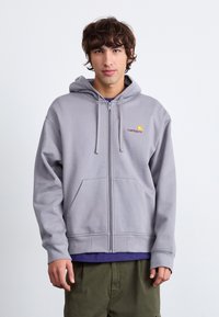 Carhartt WIP - HOODED AMERICAN SCRIPT JACKET - Zip-up sweatshirt - yosemite Thumbnail Image 1