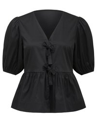 Forever New ARABELLE TIE FRONT - Pluus - black