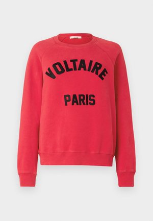 UPPER VOLTAIRE PARIS - Bluză de molton - red