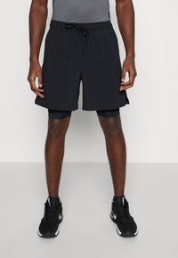 Nike Performance - UNLIMITED - Träningsshorts - black Miniatyrbild 1