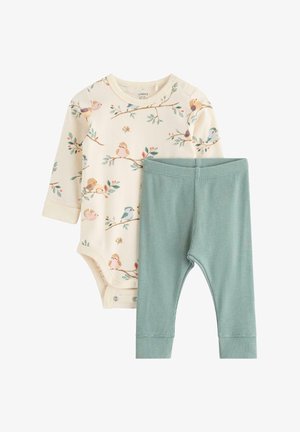 Lindex, LINDEX SET WITH BODYSUIT AND LEGGINGS LINDEX UNISEX - Body - white