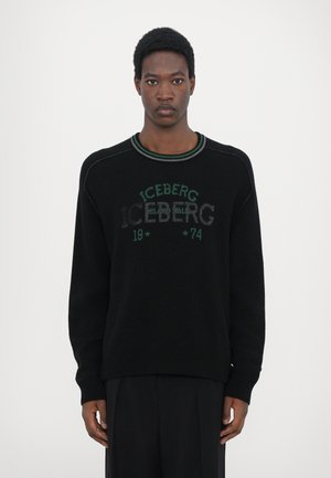 Iceberg MAGLIA GIROCOLLO - Stickad tröja - nero