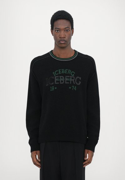 Iceberg MAGLIA GIROCOLLO - Pullover - nero