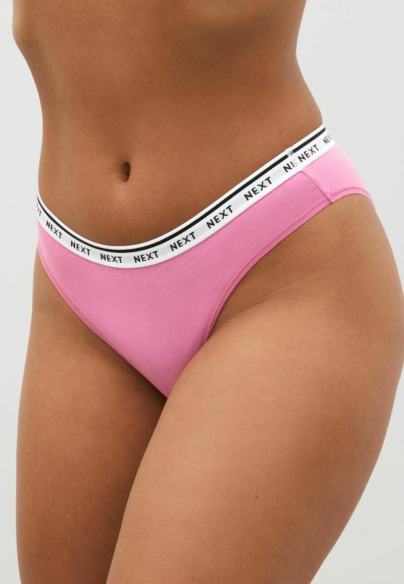 Next RICH LOGO KNICKERS 4 PACK - Bikini pezzo sotto - pink purple check