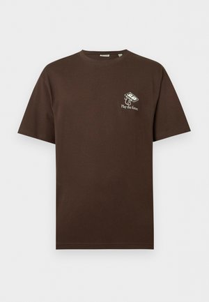 Only & Sons, ONSVIBES LIFE TEE - Trükipildiga T-särk - coffee bean