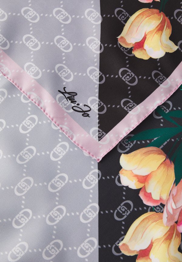 FOULARD FLOWER CORNER  - Foulard - nero3