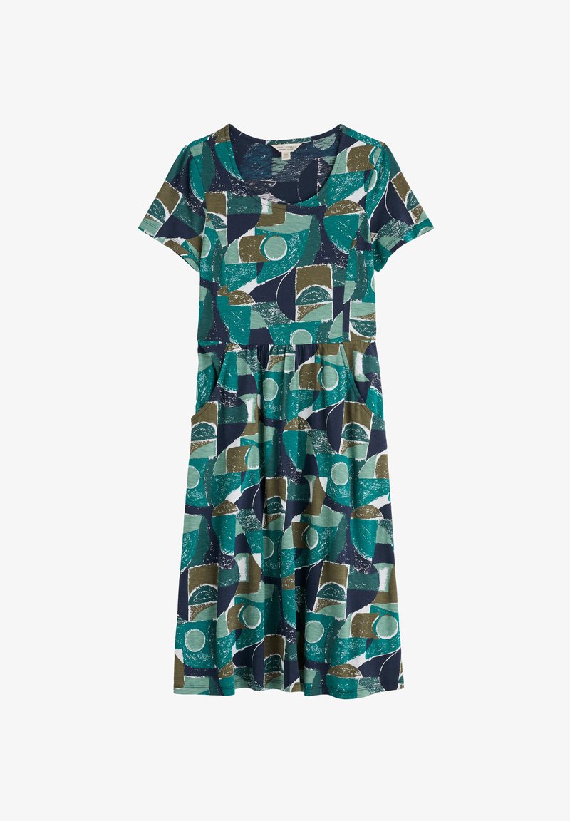 Seasalt Cornwall ENOR Vestido ligero teal penwith abstract