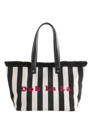 Rockett St George OOH LA LA STRIPE BEACH  - Handtasche - black white