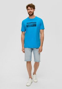 s.Oliver Triko s potiskem - pastelltürkis