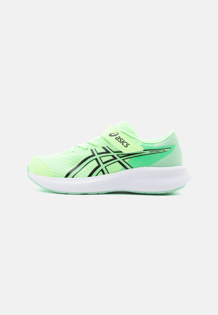 ASICS PATRIOT 14 UNISEX - Road running shoes - illuminate green/black