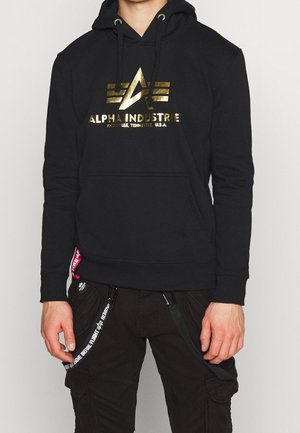 Felpa con cappuccio - black