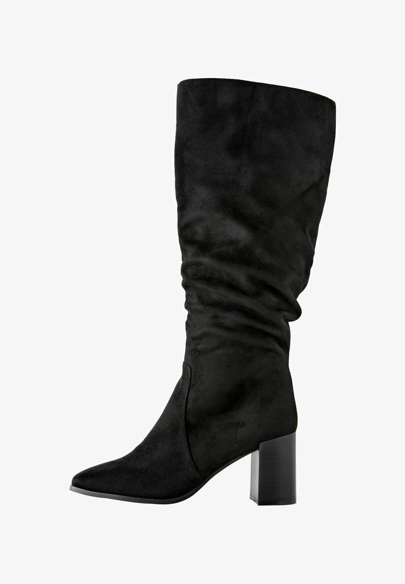 Next FOREVER COMFORT SLOUCH BLOCK HEELED - REGULAR FIT - Bottes à talons hauts - black