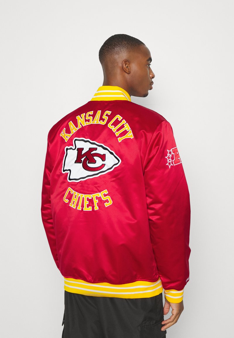 Mitchell & Ness KANSAS CITY CHIEFS HEAVYWEIGHT SATIN JACKET Trainingsjacke scarlet/rot