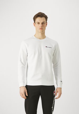 Champion ICONS CREWNECK SMALL LOGO - Sweatshirt - white