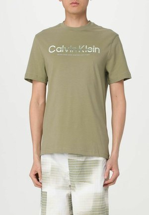 Calvin Klein T-shirt con stampa - verde