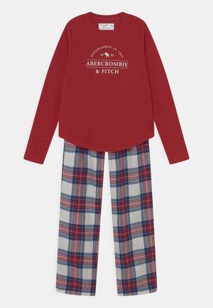 SLEEP PANTS - Nattøj sæt - red/white
