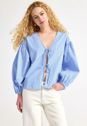 LONG-SLEEVED - Bluse - blue