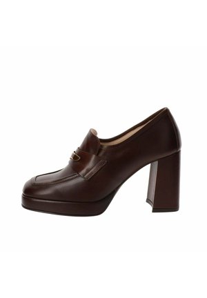 Plateaupumps - marrone